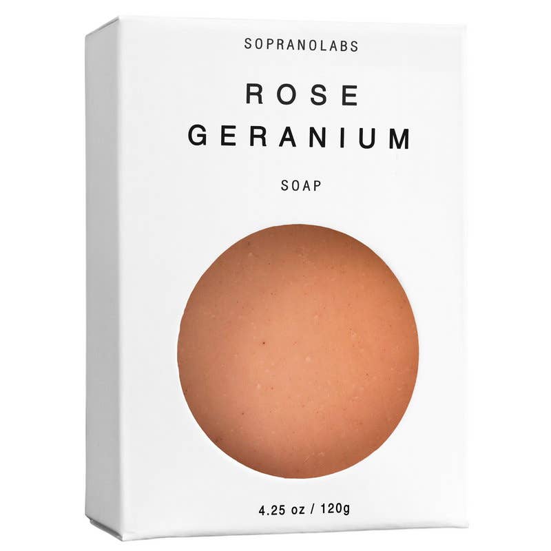 Rose Geranium Vegan Soap. SPA Gift for her